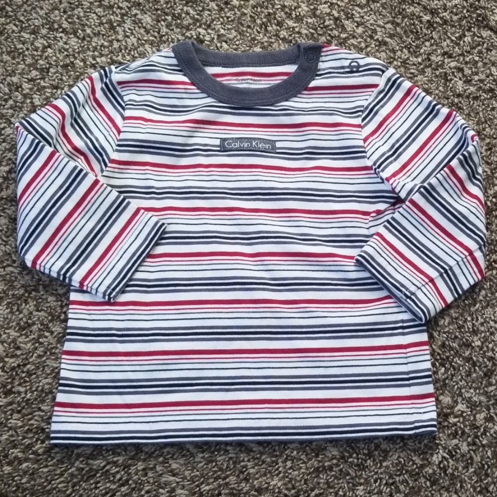Calvin Klein Boys Long Sleeve Tee 12 Mo NWOT